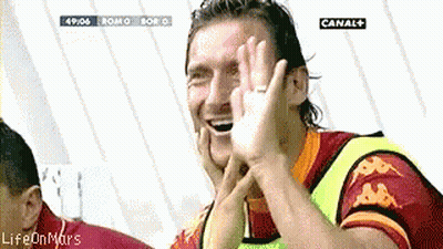 Man Covering Face Watching Soccer GIF