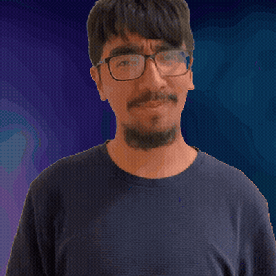 Man Covering Face With Hand In Blue Shirt GIF