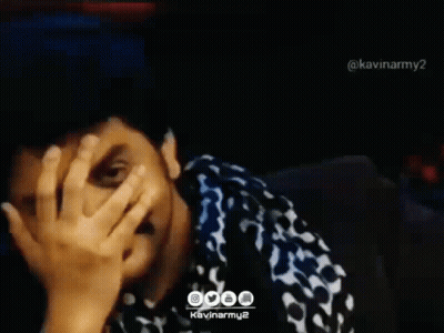 Man Covering Face With Hand Saying Kavinarmy2 GIF