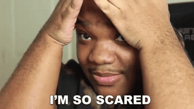 Man Covering Face With Hands GIF