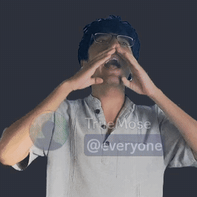 Man Covering Face With Hands Truemose Sticker GIF