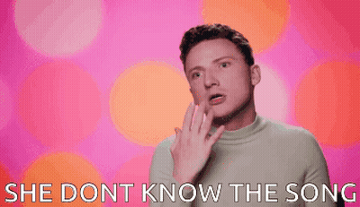 Man Covering Mouth She Don't Know Song GIF