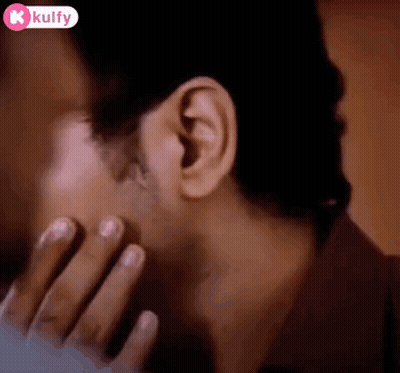 Man Covering Mouth With Hand GIF