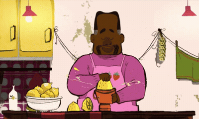 Man Covering Mouth With Son Sign GIF