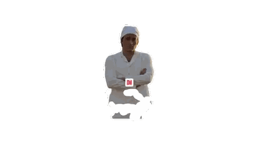 Man Crossed Arms Dil Toot Gaya Brai Ka Sticker