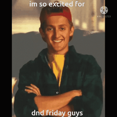 Man Crossed Arms Im So Excited DND Friday GIF