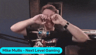Man Crying At Mike Mullis Next Level Gaming Microphone GIF