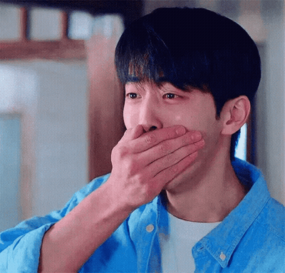 Man Crying Covering Mouth GIF