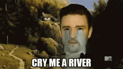 Man Crying Cry Me A River GIF