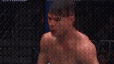 Man Crying During UFC Boxing Match GIF