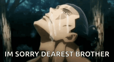 Man Crying Im Sorry Dearest Brother GIF