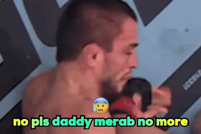 Man Crying No Pls Daddy Merab No More GIF