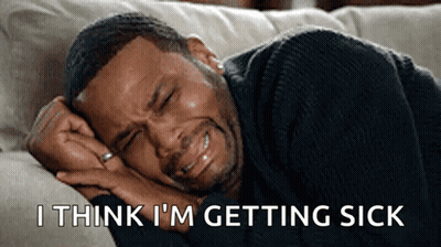 Man Crying On Couch Saying Getting Sick GIF