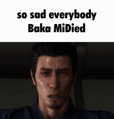 Man Crying So Sad Everybody Baka Mi Died GIF