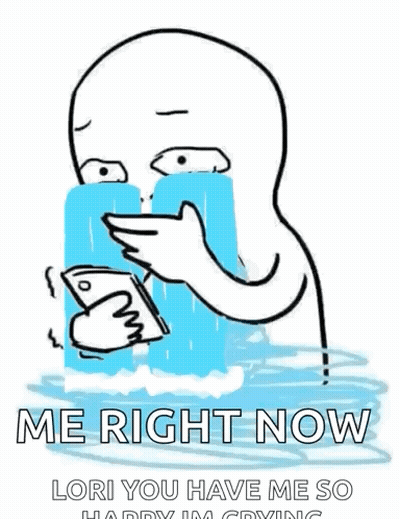 Man Crying While Holding Cell Phone