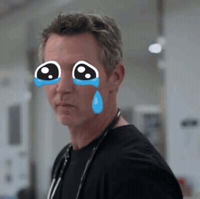 Man Crying With Tear From Nose