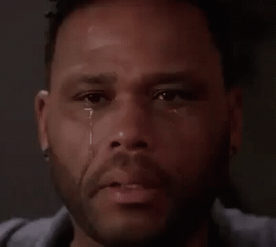 Man Crying With Tears Running Down Face GIF