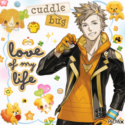 Man Cuddle Bug Love Of My Life GIF