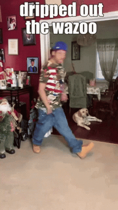 Man Dancing Dripped Out The Wazoo GIF