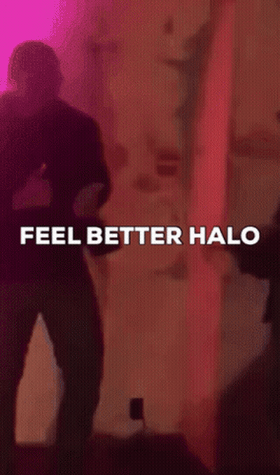 Man Dancing Feel Better Halo GIF