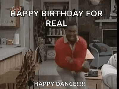 Man Dancing Happy Birthday For Real Happy Dance GIF