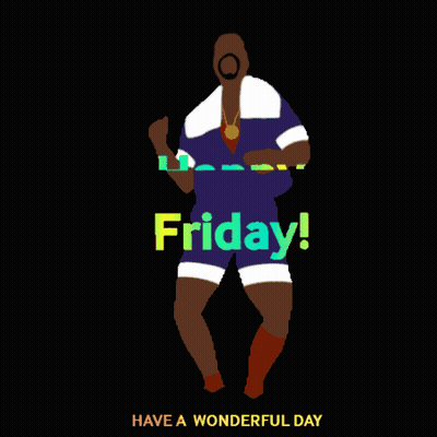 Man Dancing Happy Friday Have A Wonderful Day GIF