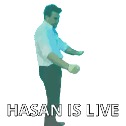 Man Dancing Hasan Is Live Sticker