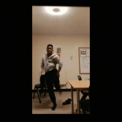 Man Dancing In Classroom GIF