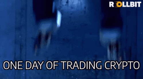 Man Dancing In Dark One Day Of Trading Crypto GIF