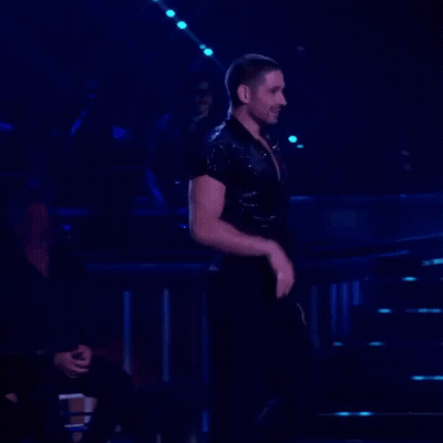 Man Dancing In Dark Room GIF