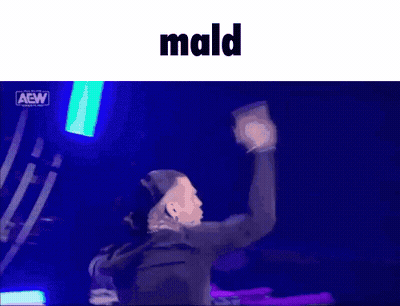 Man Dancing In Dark Room Saying Mald GIF
