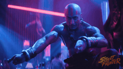 Man Dancing In Dark Room Street Fighter GIF