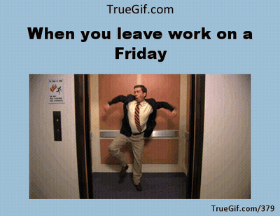 Man Dancing In Elevator Friday Leave GIF