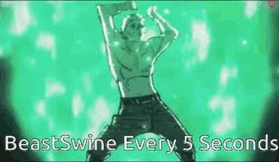 Man Dancing In Front Of Beastswine GIF