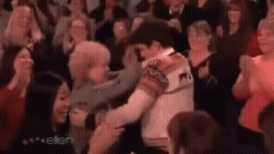 Man Dancing In Front Of Crowd GIF