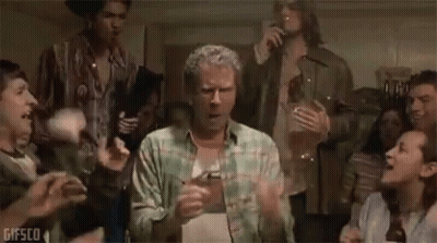 Man Dancing In Front Of Crowd At Party GIF