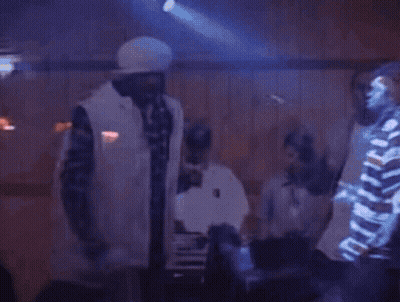 Man Dancing In Front Of Crowd GIF