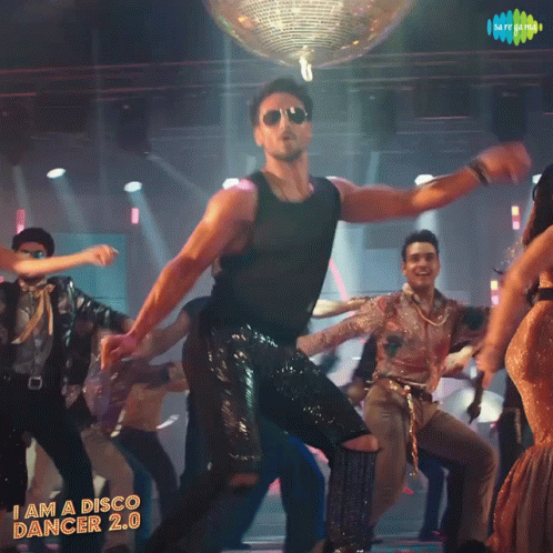 Man Dancing In Front Of Disco Ball Saying I Am A Disco Dancer 2.0 GIF