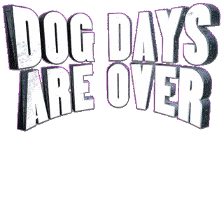 Man Dancing In Front Of Dog Days Are Over Sticker