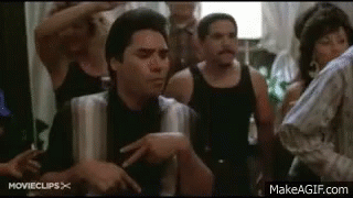 Man Dancing In Front Of Group At Party GIF