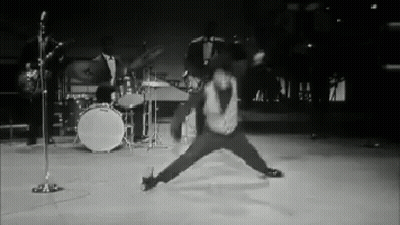 Man Dancing In Front Of Microphone GIF