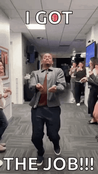 Man Dancing In Hallway Before Crowd GIF