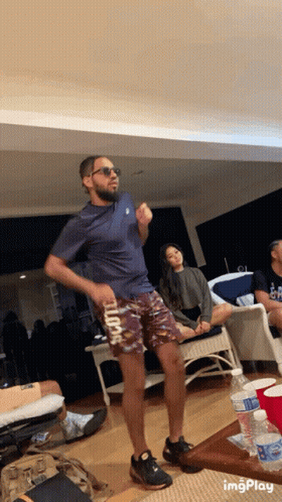 Man Dancing In Just Do It Shorts GIF
