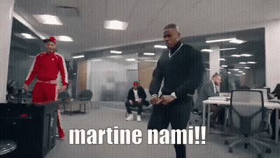 Man Dancing In Office Martine Nami GIF