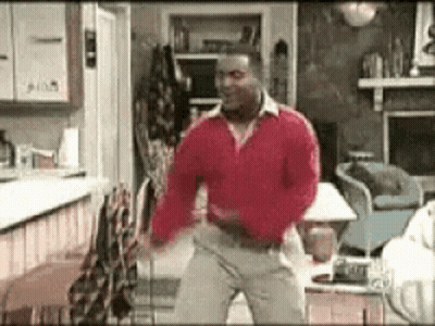 Man Dancing In Red Sweater GIF