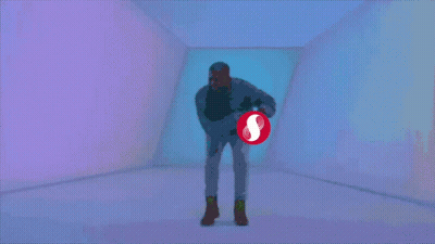 Man Dancing In Room With Red S GIF