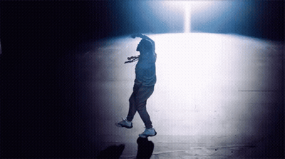 Man Dancing In Spotlight GIF