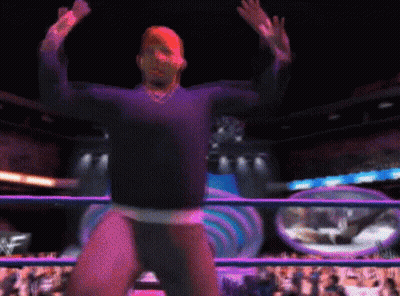 Man Dancing In Wrestling Ring GIF