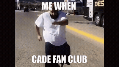 Man Dancing Me When Cade Fan Club GIF