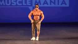 Man Dancing Muscle Mania Dance GIF